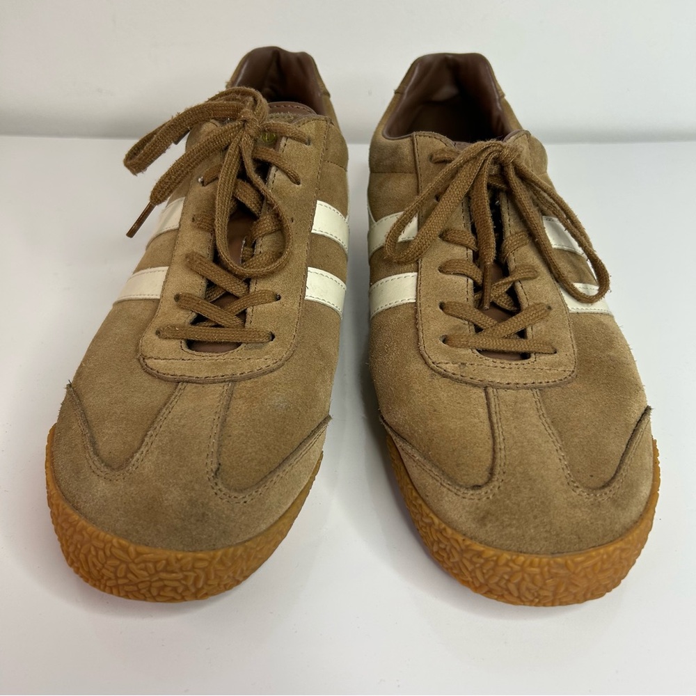 Brown Suede Gola Harrier's Shoes Men's Size 10 - Picture 4 of 15